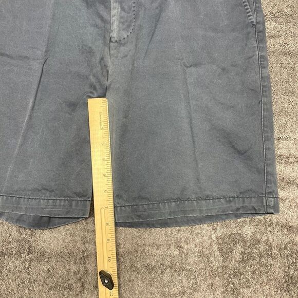 Peter Millar Mens Shorts 34 Blue Cotton Flat Front Chino Golf Beach Resort - Picture 4 of 7
